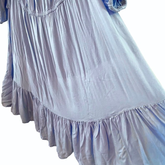 Feathers Women’s Peasant Dress Plus Size 3XL Embroidered Off Shoulder Tiered - Picture 7 of 16